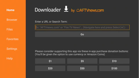 Paso 4: Instala la app Downloader